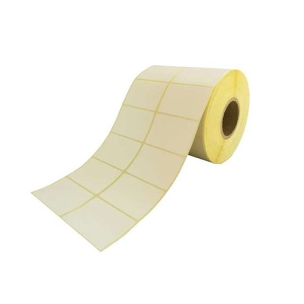 لیبل کاغذی 51*34 سفید رول 3000 عددی